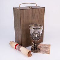 Кубок "Юбилейный. 70 лет" VIP, дерев.футляр